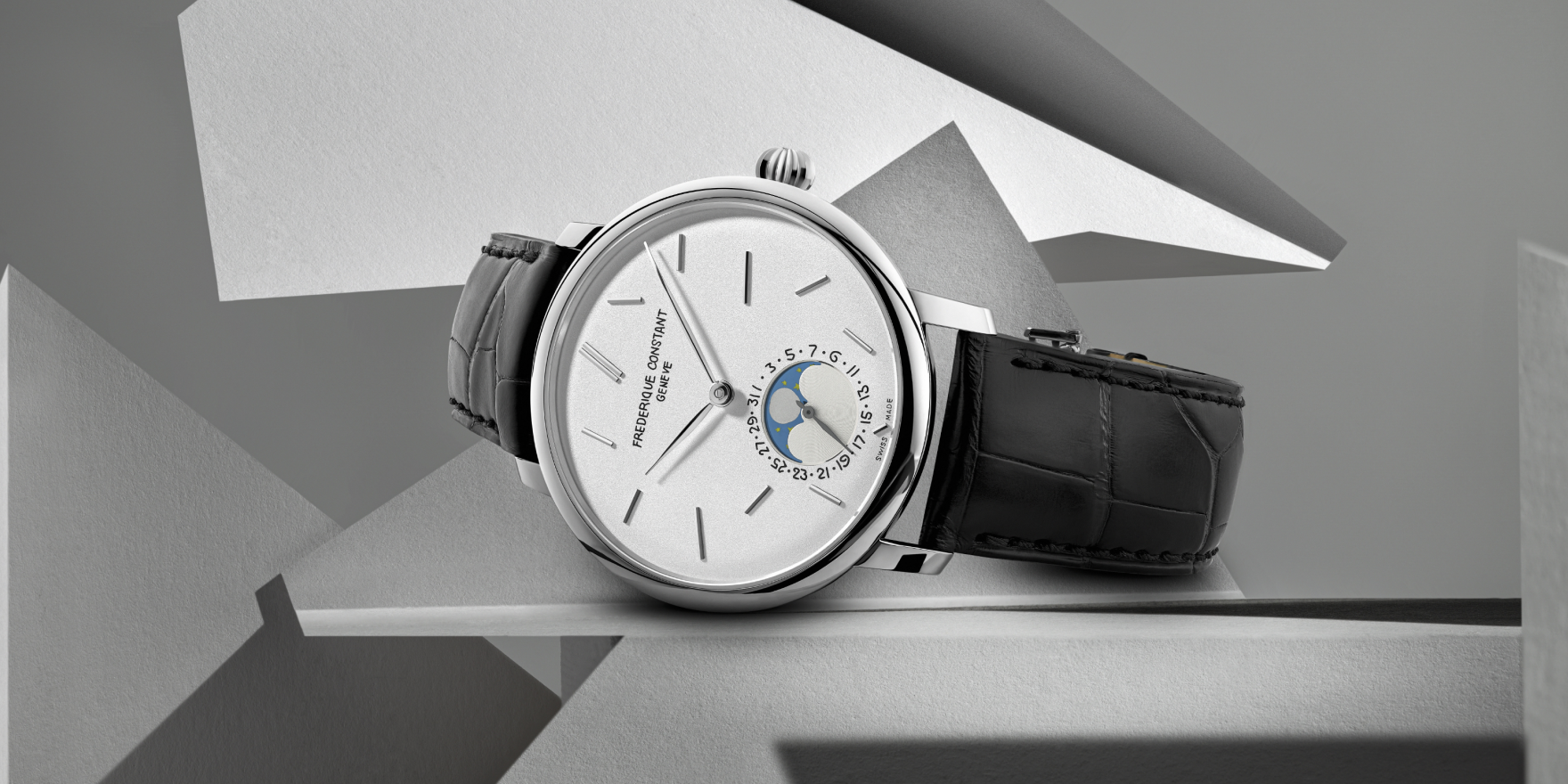 Slimline Moonphase Date Manufacture